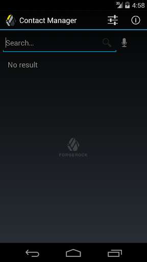 Emulate Android APK OpenDJ Contact Manager Emulate Android APK OpenDJ Contact Manager