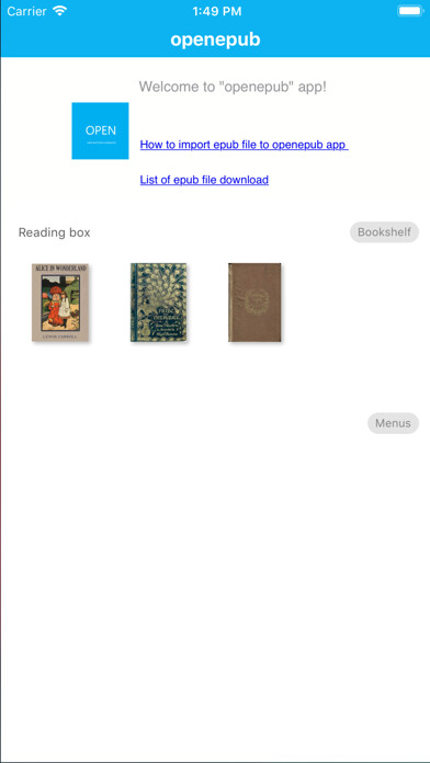 Emulate iPhone app Openepub Reader using MyAndroid Emulate iPhone app Openepub Reader using MyAndroid