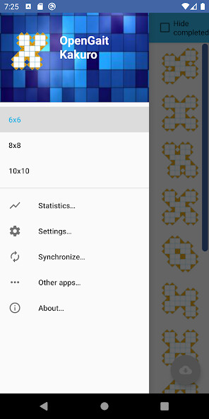 Emulate Android APK OpenGait Kakuro