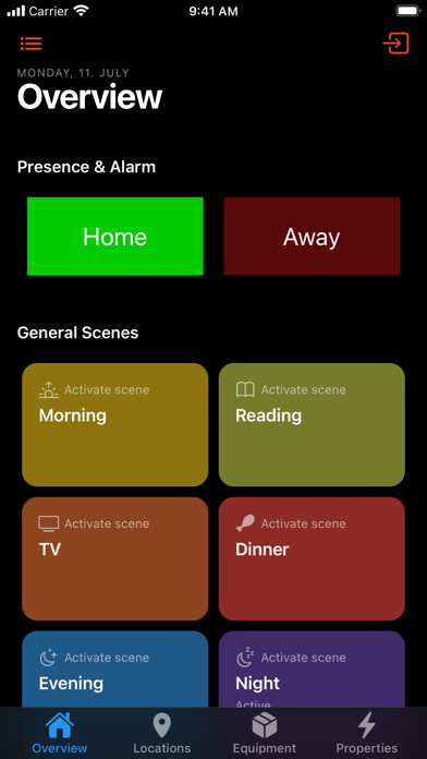 Emulate iPhone app openHAB using MyAndroid