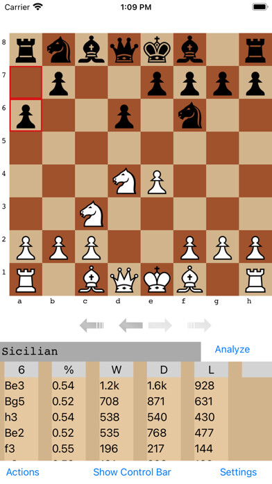 Emulate iPhone app OpeningTree - Chess Openings using MyAndroid