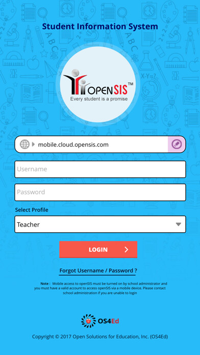 Emulate iPhone app openSIS Mobile Connect using MyAndroid Emulate iPhone app openSIS Mobile Connect using MyAndroid