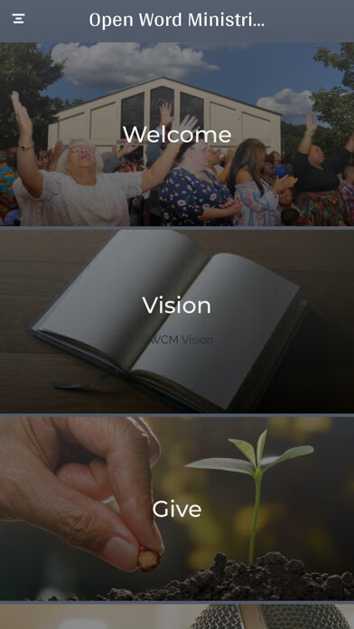 Emulate iPhone app Open Word Christian Ministries using MyAndroid