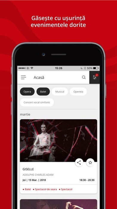 Emulate iPhone app Opera Cluj using MyAndroid