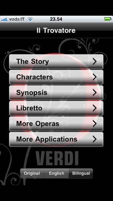 Emulate iPhone app Opera: Il Trovatore using MyAndroid Emulate iPhone app Opera: Il Trovatore using MyAndroid