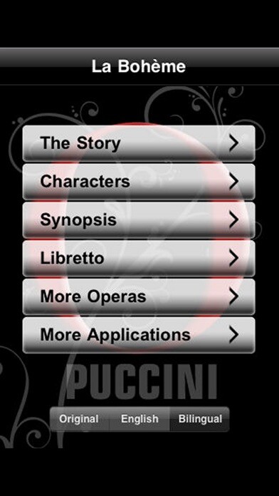 Emulate iPhone app Opera: La Bohème using MyAndroid Emulate iPhone app Opera: La Bohème using MyAndroid