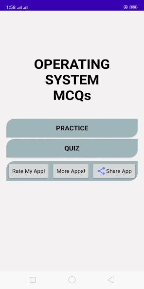 Run android online APK Operating System MCQs from MyAndroid or emulate Operating System MCQs using MyAndroid