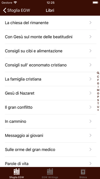 Emulate iPhone app Opere di Ellen G. White using MyAndroid Emulate iPhone app Opere di Ellen G. White using MyAndroid