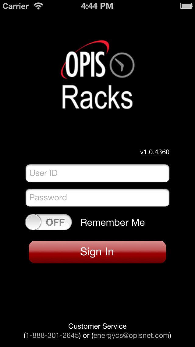 Emulate iPhone app OPIS Mobile Real-Time Racks using MyAndroid