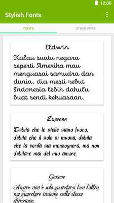 Emulate Android APK OPPO fonts - Stylish