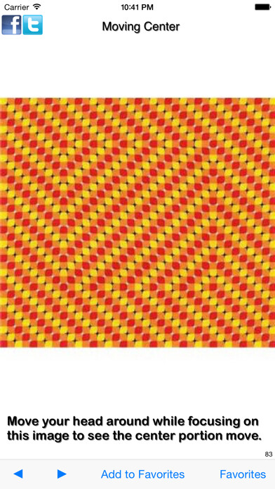 Emulate iPhone app Optical Illusions - Images That Will Tease Your Brain using MyAndroid