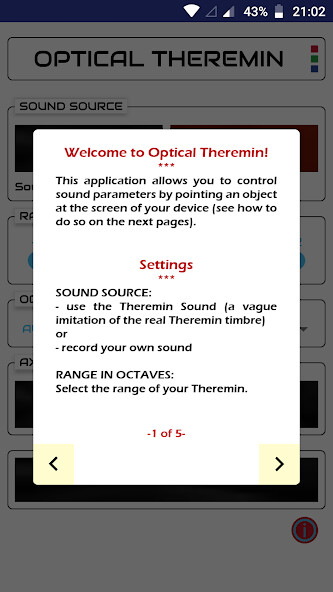 Run android online APK Optical Theremin from MyAndroid or emulate Optical Theremin using MyAndroid