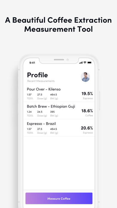 Emulate iPhone app Optimal Coffee Extraction using MyAndroid Emulate iPhone app Optimal Coffee Extraction using MyAndroid