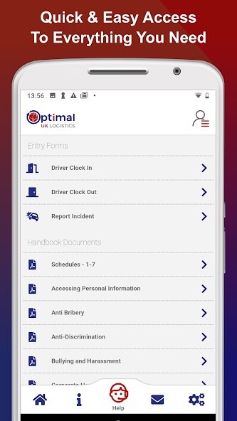 Run android online APK Optimal UK Logistics from MyAndroid or emulate Optimal UK Logistics using MyAndroid