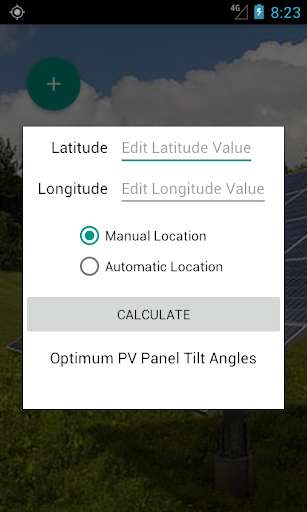 Run android online APK Optimum Tilt Angle For Solar PV Panel from MyAndroid or emulate Optimum Tilt Angle For Solar PV Panel using MyAndroid Run android online APK Optimum Tilt Angle For Solar PV Panel from MyAndroid or emulate Optimum Tilt Angle For Solar PV Panel using MyAndroid