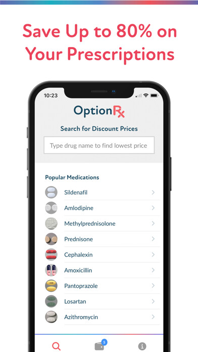 Run android online APK OptionRx Prescription Coupons from MyAndroid or emulate OptionRx Prescription Coupons using MyAndroid