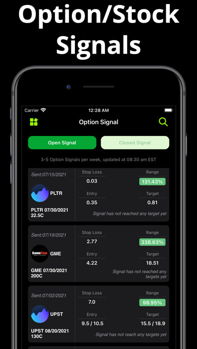 Emulate iPhone app Option Signal using MyAndroid Emulate iPhone app Option Signal using MyAndroid