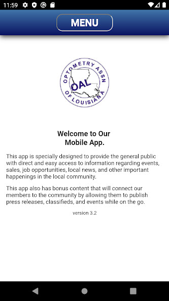 Run android online APK Optometry Association of Louisiana from MyAndroid or emulate Optometry Association of Louisiana using MyAndroid