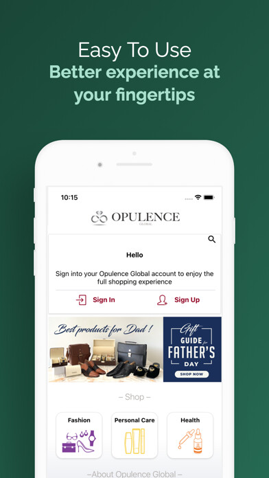 Emulate iPhone app Opulence Global using MyAndroid Emulate iPhone app Opulence Global using MyAndroid