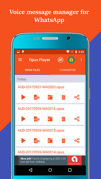 Run android online APK Opus Player: Manage your audio voice messages from MyAndroid or emulate Opus Player: Manage your audio voice messages using MyAndroid Run android online APK Opus Player: Manage your audio voice messages from MyAndroid or emulate Opus Player: Manage your audio voice messages using MyAndroid