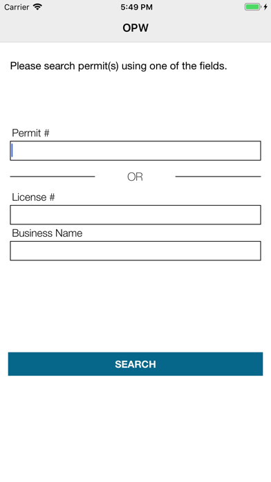 Emulate iPhone app OPW Inspection Request using MyAndroid Emulate iPhone app OPW Inspection Request using MyAndroid