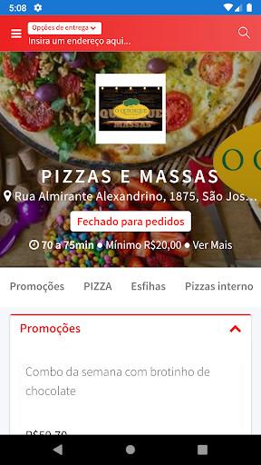 Run android online APK O Quiosque Pizzas from MyAndroid or emulate O Quiosque Pizzas using MyAndroid