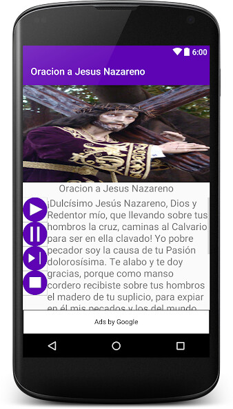 Run android online APK Oración a Jésus Nazareno from MyAndroid or emulate Oración a Jésus Nazareno using MyAndroid Run android online APK Oración a Jésus Nazareno from MyAndroid or emulate Oración a Jésus Nazareno using MyAndroid