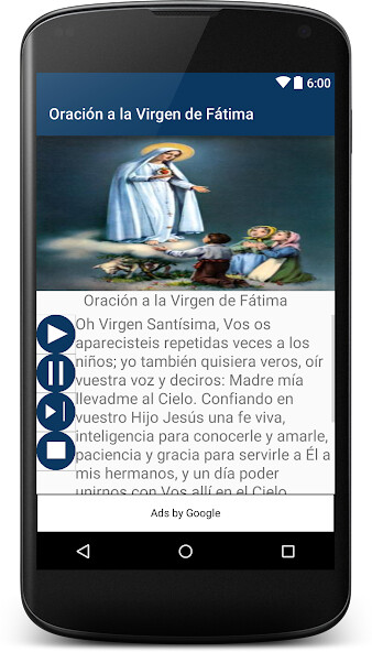 Run android online APK Oración a la Virgen de Fátima from MyAndroid or emulate Oración a la Virgen de Fátima using MyAndroid Run android online APK Oración a la Virgen de Fátima from MyAndroid or emulate Oración a la Virgen de Fátima using MyAndroid
