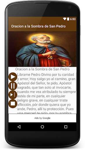 Run android online APK Oracion a Sombra de San Pedro from MyAndroid or emulate Oracion a Sombra de San Pedro using MyAndroid