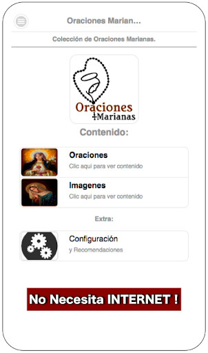 Emulate Android APK Oraciones Marianas