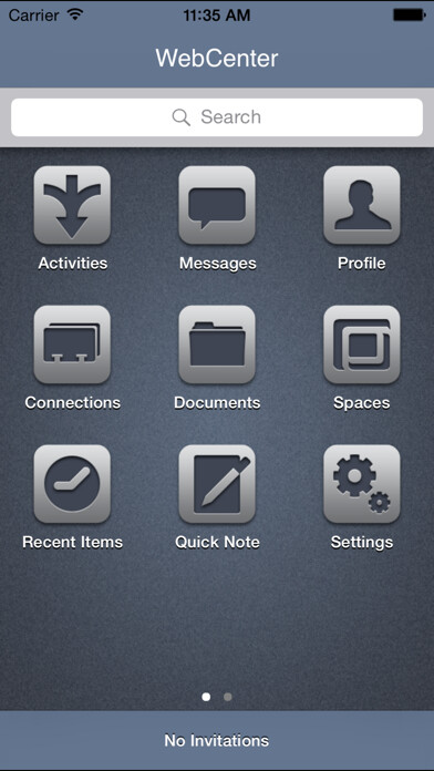 Emulate iPhone app Oracle WebCenter Spaces 11g Release 1 using MyAndroid Emulate iPhone app Oracle WebCenter Spaces 11g Release 1 using MyAndroid