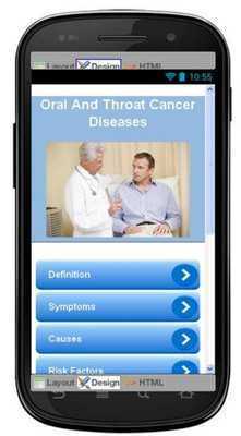 Emulate Android APK Oral And Throat Cancer Disease