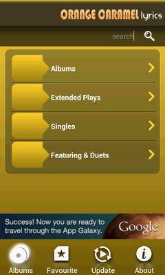 Emulate Android APK Orange Caramel Lyrics