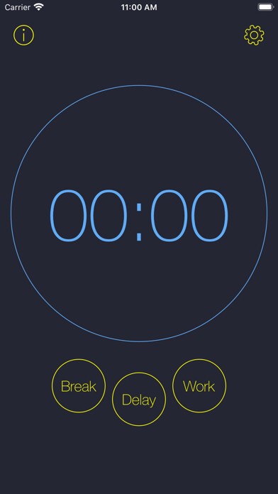 Emulate iPhone app Orange - Focus Timer using MyAndroid