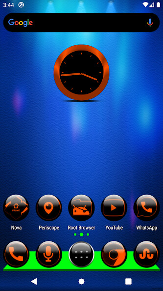 Run android online APK Orange Glass Orb Icon Pack from MyAndroid or emulate Orange Glass Orb Icon Pack using MyAndroid