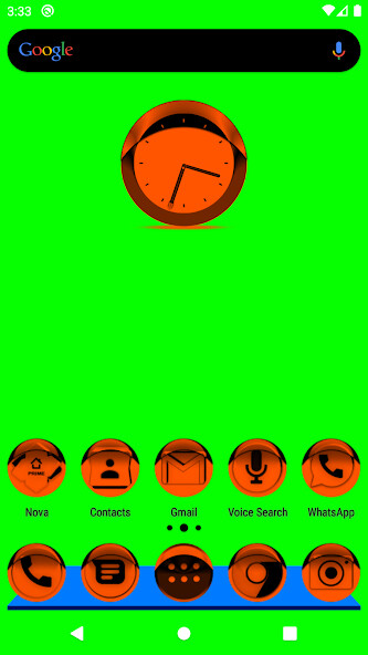 Run android online APK Orange Icon Pack Style 1 from MyAndroid or emulate Orange Icon Pack Style 1 using MyAndroid