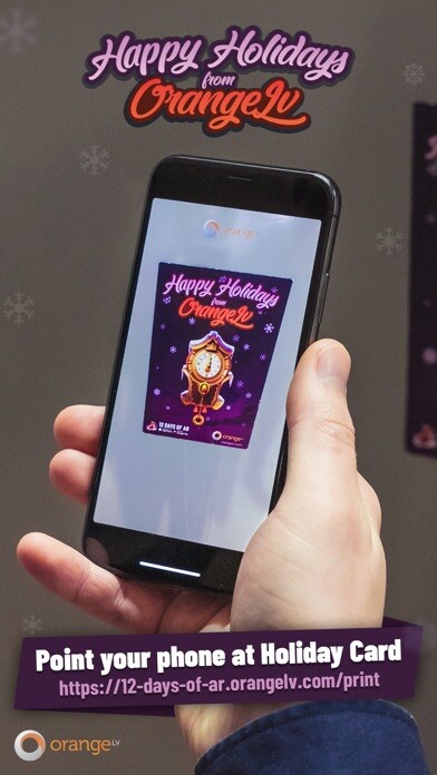 Emulate iPhone app OrangeLV 12 Days of AR using MyAndroid Emulate iPhone app OrangeLV 12 Days of AR using MyAndroid