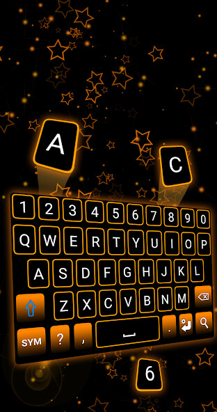 Run android online APK Orange Neon Keyboard from MyAndroid or emulate Orange Neon Keyboard using MyAndroid