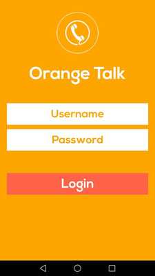Emulate Android APK Orange Talk
