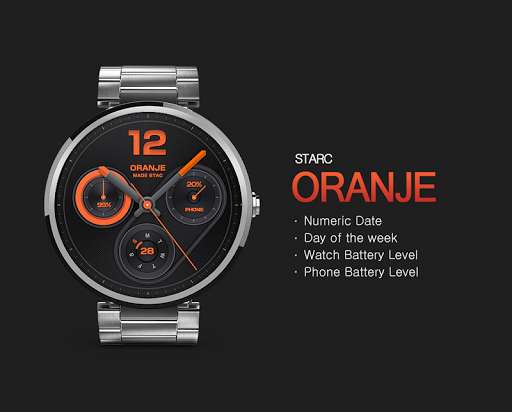 Run android online APK Oranje watchface by Starc from MyAndroid or emulate Oranje watchface by Starc using MyAndroid Run android online APK Oranje watchface by Starc from MyAndroid or emulate Oranje watchface by Starc using MyAndroid