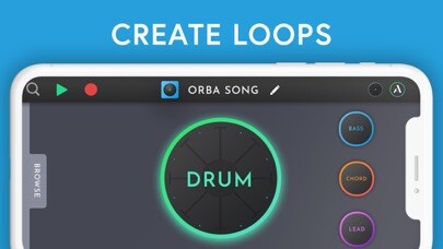 Emulate iPhone app Orba (1) by Artiphon using MyAndroid