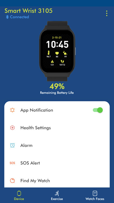 Emulate iPhone app OrbicWear using MyAndroid
