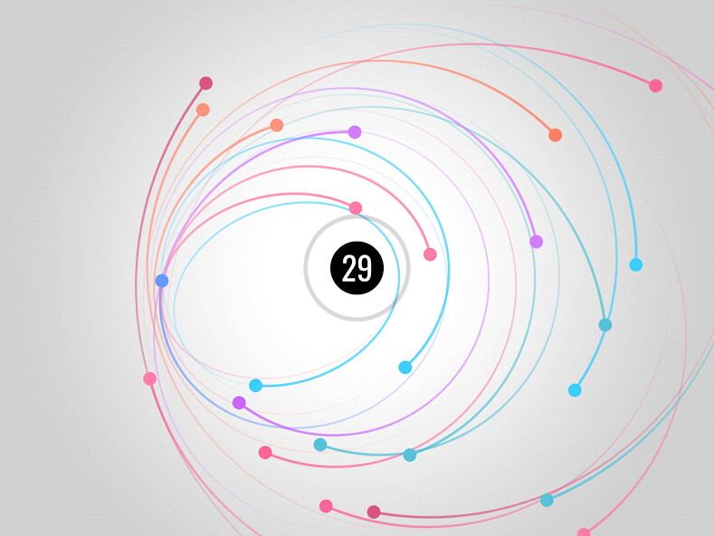 Emulate iPhone app Orbit - Playing with Gravity using MyAndroid