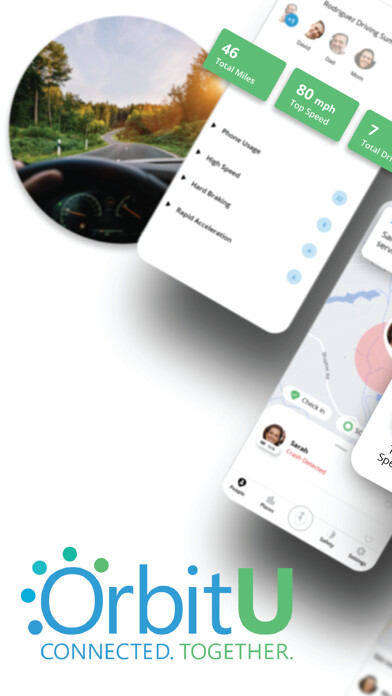 Emulate iPhone app OrbitU: Family Safety Security using MyAndroid