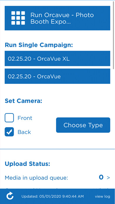 Emulate iPhone app Orca Booth using MyAndroid