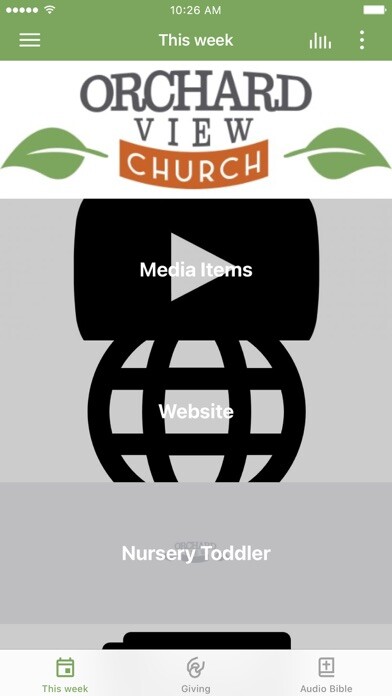 Emulate iPhone app Orchard View Church using MyAndroid Emulate iPhone app Orchard View Church using MyAndroid