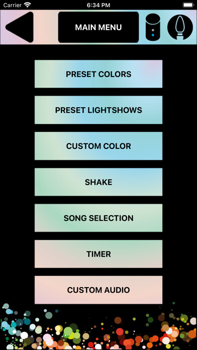 Emulate iPhone app Orchestra of Lights using MyAndroid Emulate iPhone app Orchestra of Lights using MyAndroid