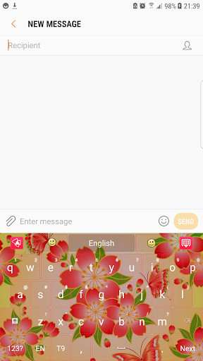 Run android online APK Orchids - Keyboard Theme from MyAndroid or emulate Orchids - Keyboard Theme using MyAndroid