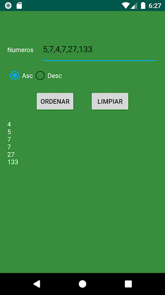 Run android online APK Ordenar Números from MyAndroid or emulate Ordenar Números using MyAndroid Run android online APK Ordenar Números from MyAndroid or emulate Ordenar Números using MyAndroid