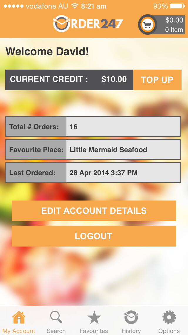 Emulate iPhone app Order247 using MyAndroid Emulate iPhone app Order247 using MyAndroid